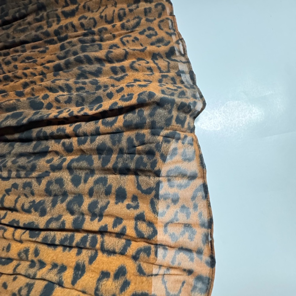 Leopard Print Long Sleeve dress Zara - Picture 6 of 8